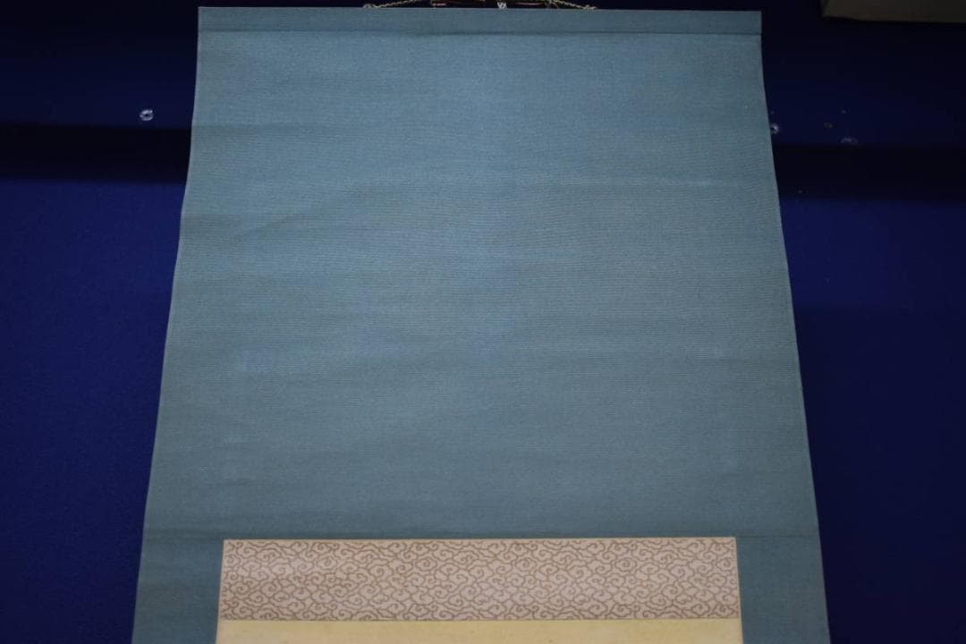 真作/秋錦/雪景山水帰樵図/布袋屋掛軸HJ-180