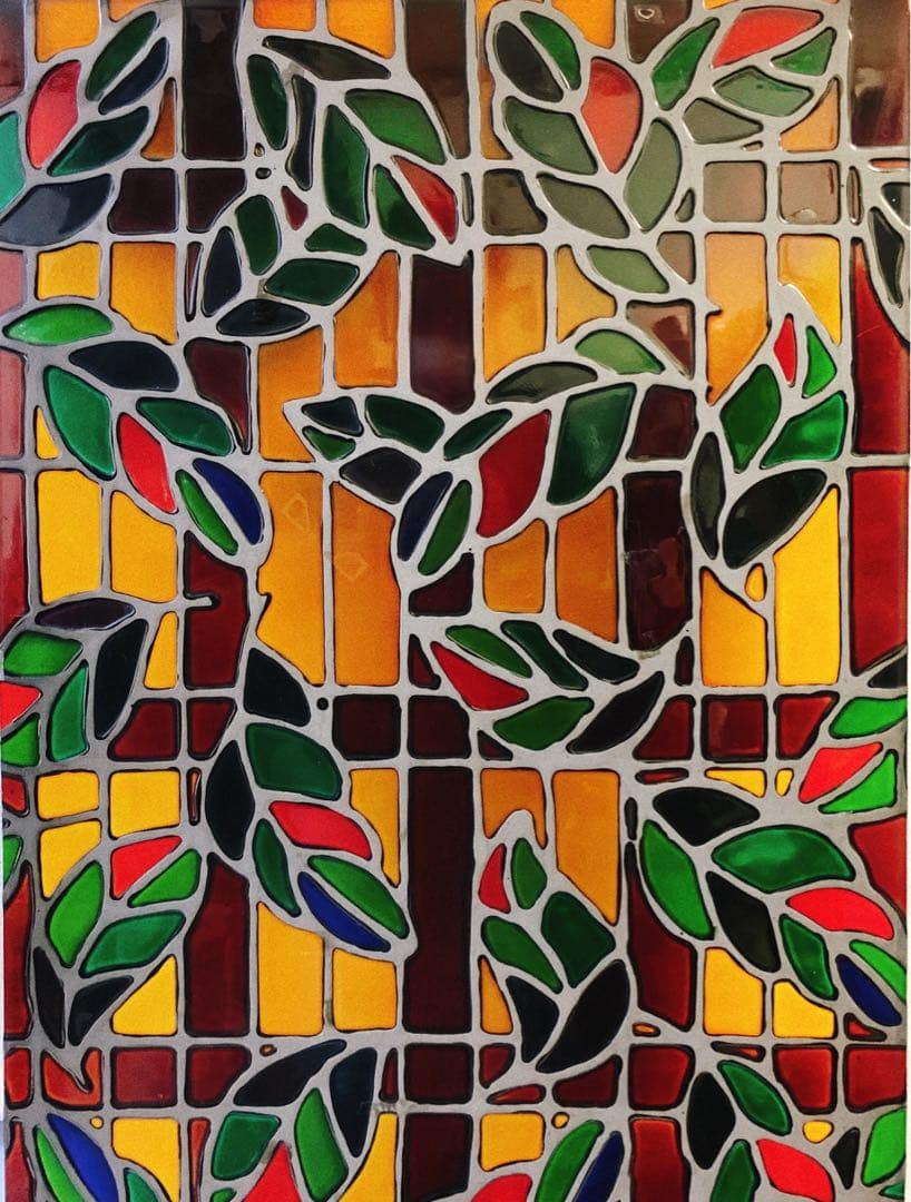 大きなステンドグラス❁ヴィンテージ