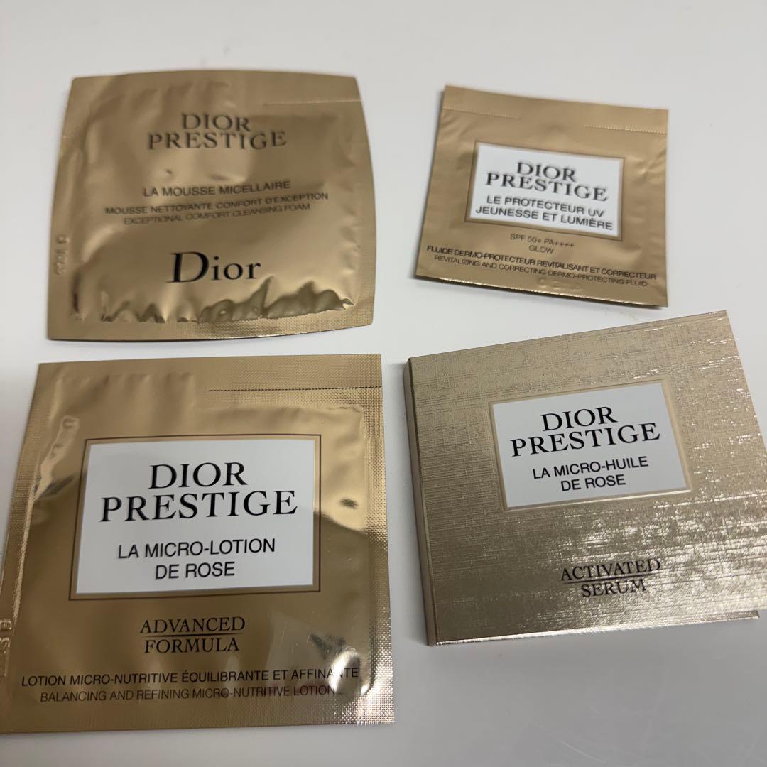 未使用に近いDIOR 新プレステージ ル マイクロフルイドタン0.5Nサンプル付