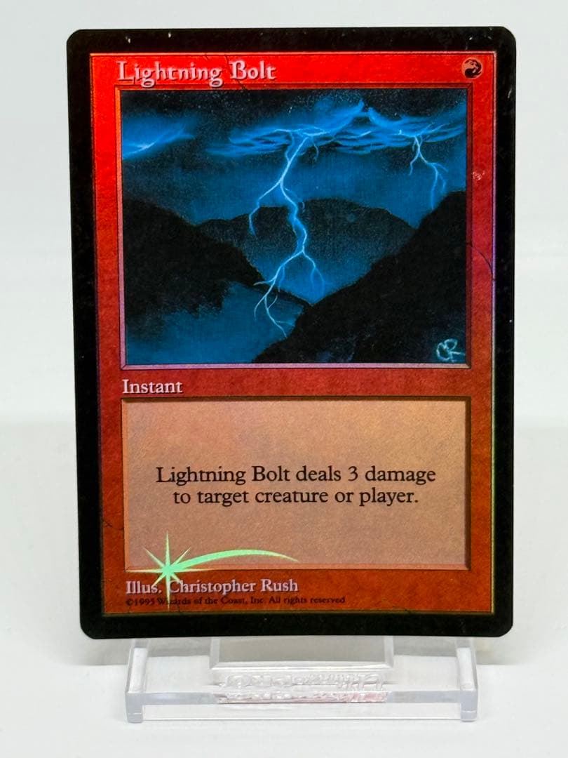 【Foil】《稲妻/Lightning Bolt》(ジャッジ褒賞)旧枠④