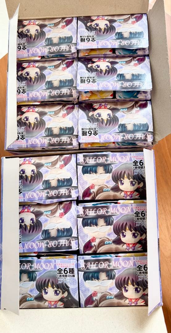 【内袋未開封】セーラームーン　ぷちきゃら　2箱分　6種x2パターン12種類セット