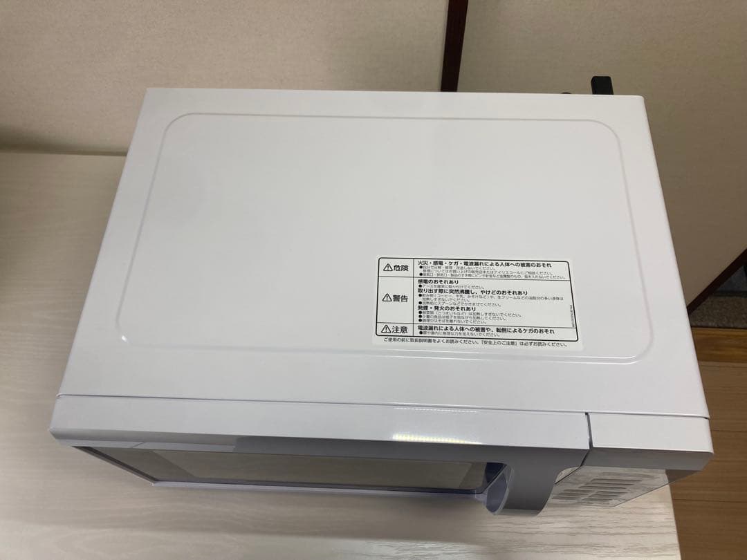 電子レンジ　18L　アイリスオーヤマ　KMB-F186-W 2024年製