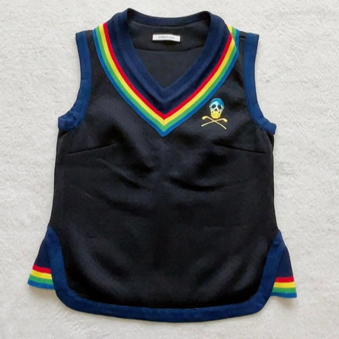 極美品　近年 マークアンドロナ セットアップ　レインボー　ベスト　スカート