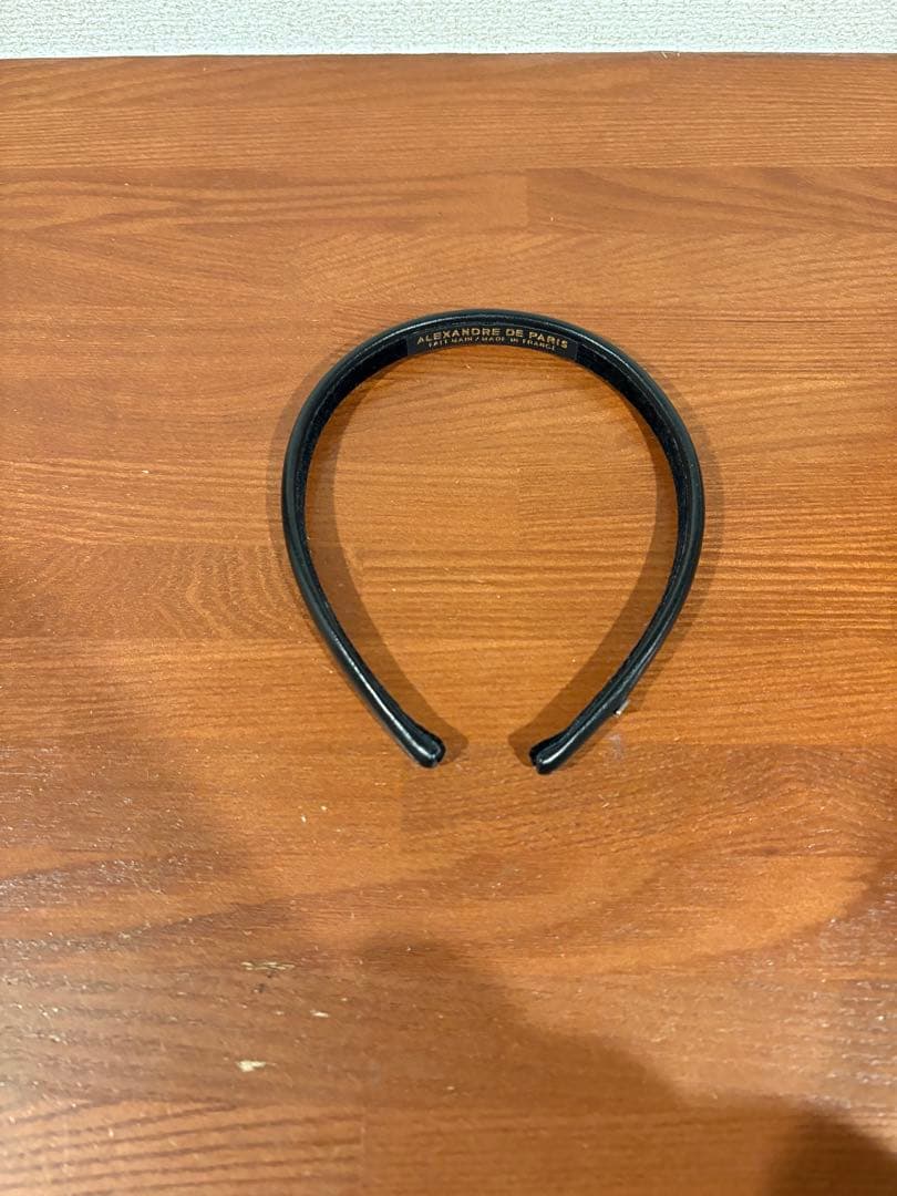 ALEXANDRE DE PARIS ブラックカチューシャ