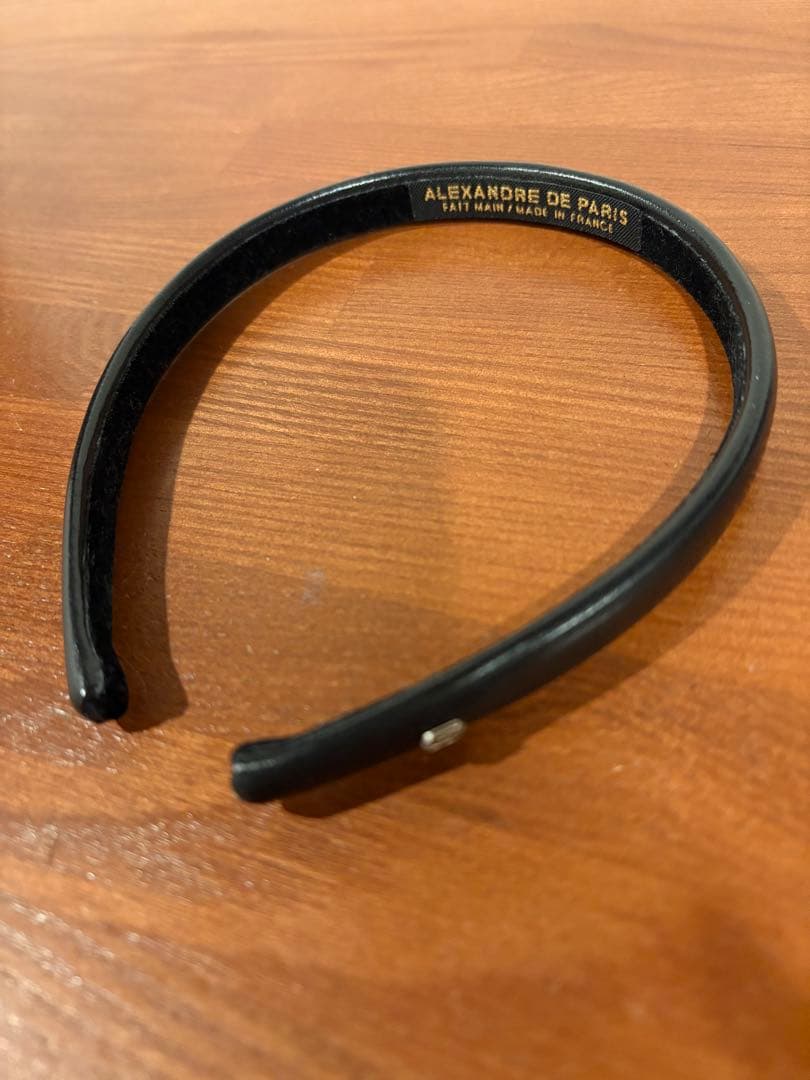 ALEXANDRE DE PARIS ブラックカチューシャ