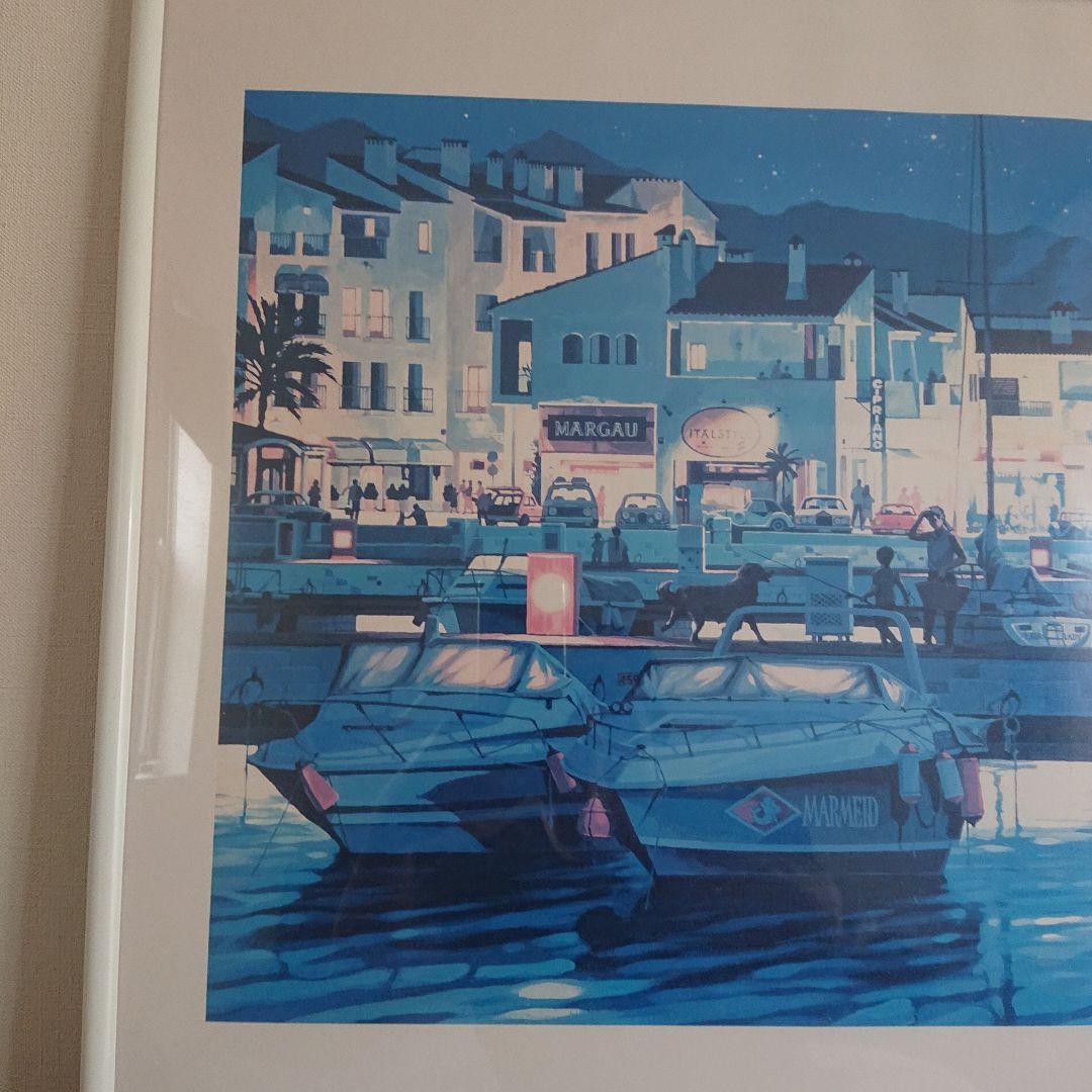 笹倉鉄平 プエルトバヌス ポスター 額つき