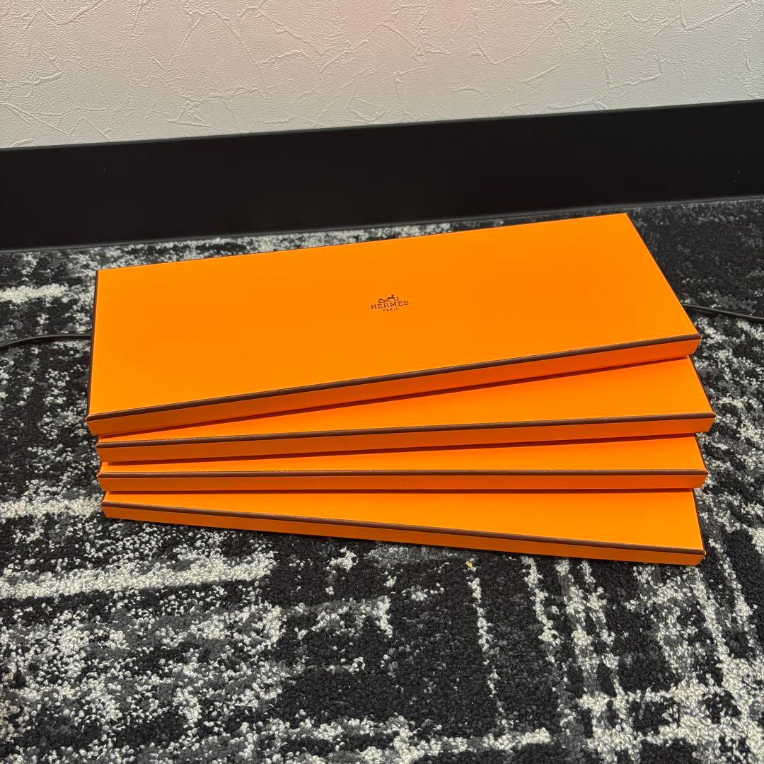 35 HERMES　エルメス　オレンジ　空箱　長方形　13個セット