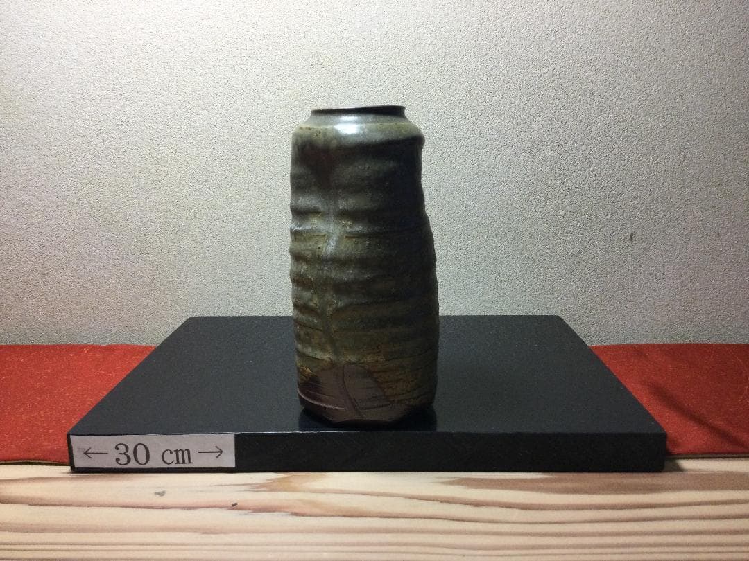 陶芸　手作り陶器　花入れ
