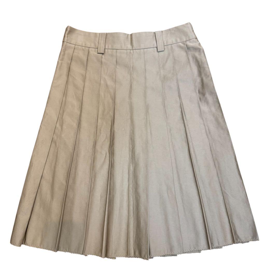 miumiu プリーツチノスカート 38