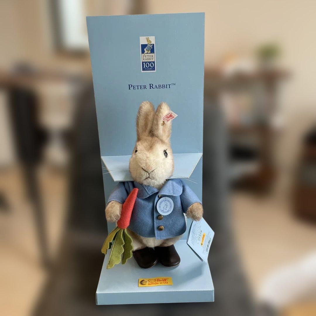 新品　シュタイフ/Steiff 2002年限定★「ピーターラビット生誕100周年