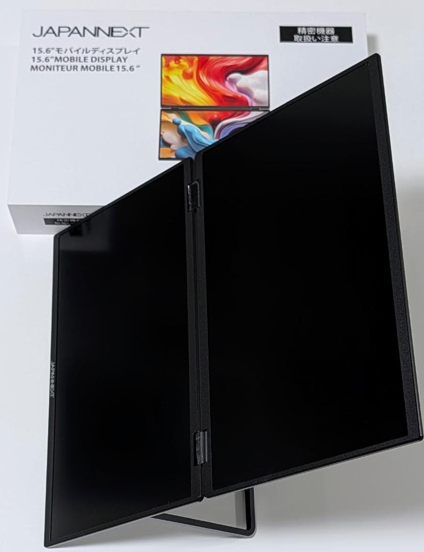 パ*リ様 JAPANNEXT デュアルモバイルモニター JN-DMD-156F