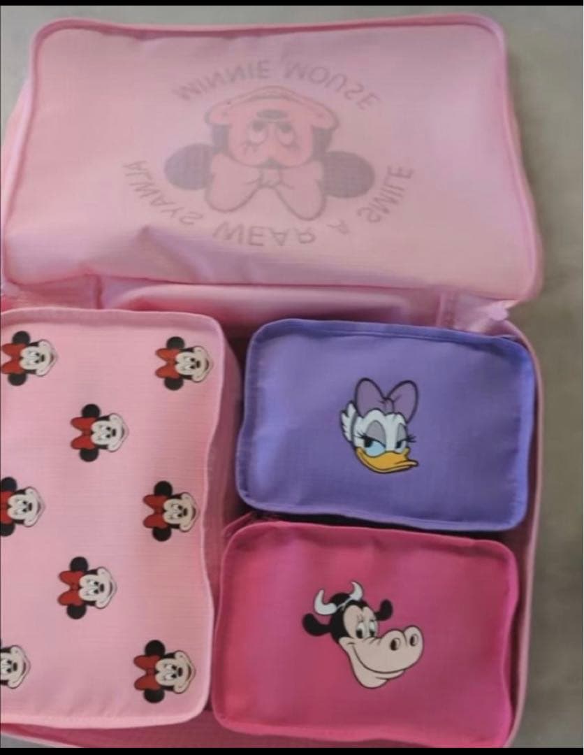 【新品未開封】WCJ ピンク　ミニー　トラベルバック　セット