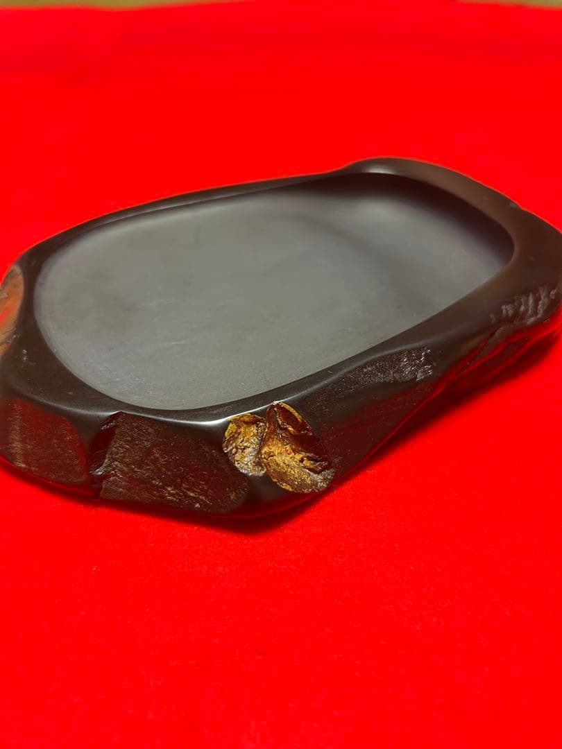 【値下げ中！】鍋倉山龍渓硯　秀石作　書道具