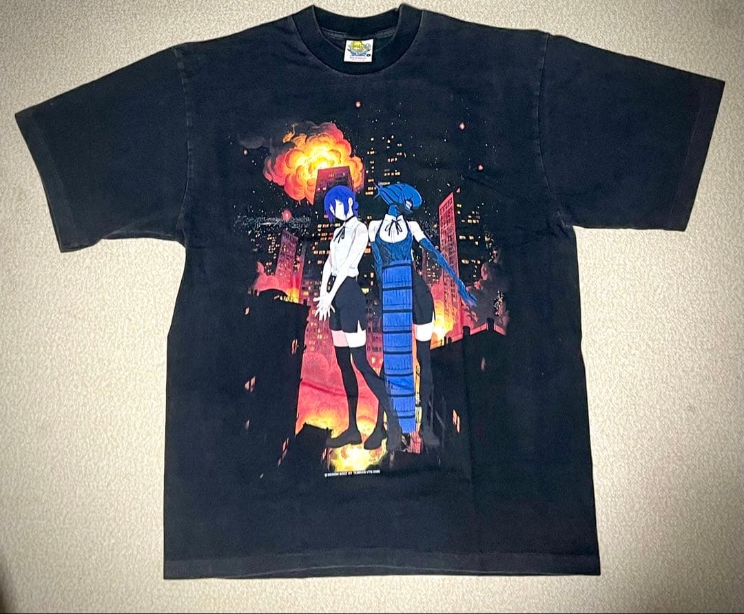 L*n様 希少　チェンソーマン　レゼ　ブラック　フェード　Tシャツ　アニメ　ボム