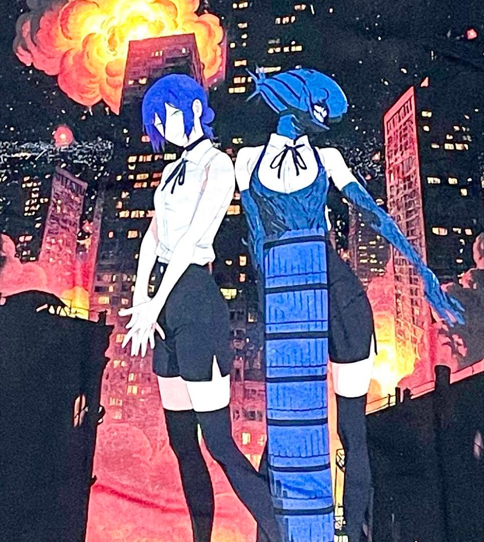 L*n様 希少　チェンソーマン　レゼ　ブラック　フェード　Tシャツ　アニメ　ボム