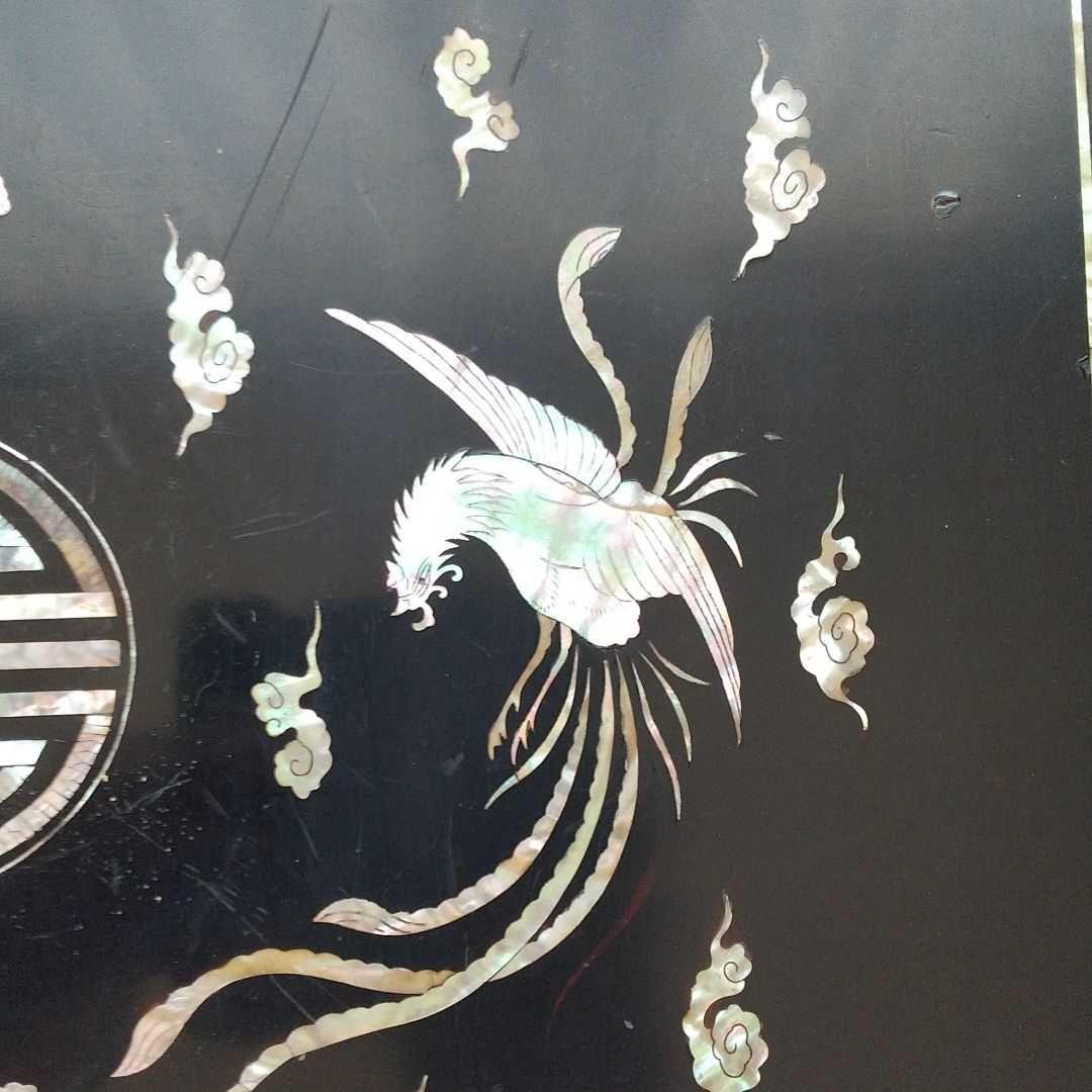 螺鈿 平卓 骨董 茶道具