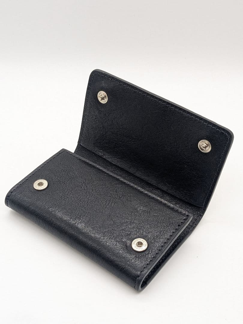 未使用品 イルビゾンテ キーケース ブラック ６連 レザー IL BISONTE