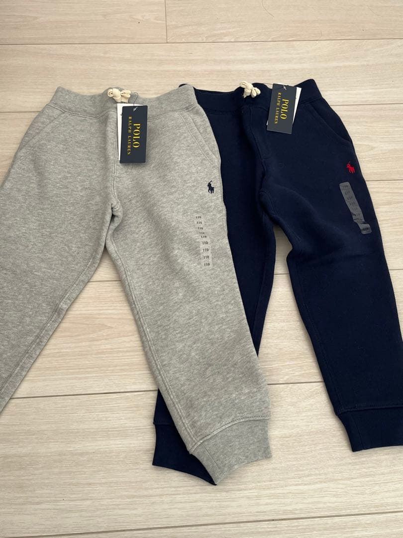 【新品未使用タグ付】ポロラルフローレン　スウェットパンツ 2点サイズ110