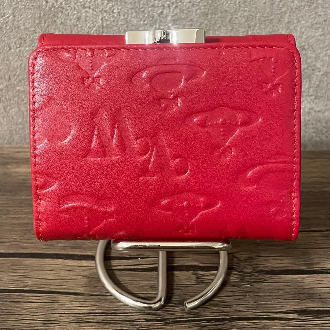 Vivienne Westwood 赤 三つ折り財布 新品未使用