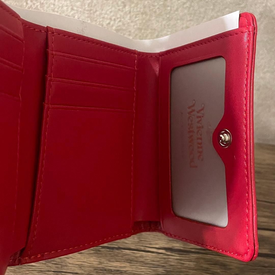Vivienne Westwood 赤 三つ折り財布 新品未使用