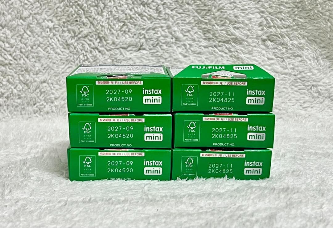 FUJIFILM instax mini チェキフィルム 10枚×6箱セット