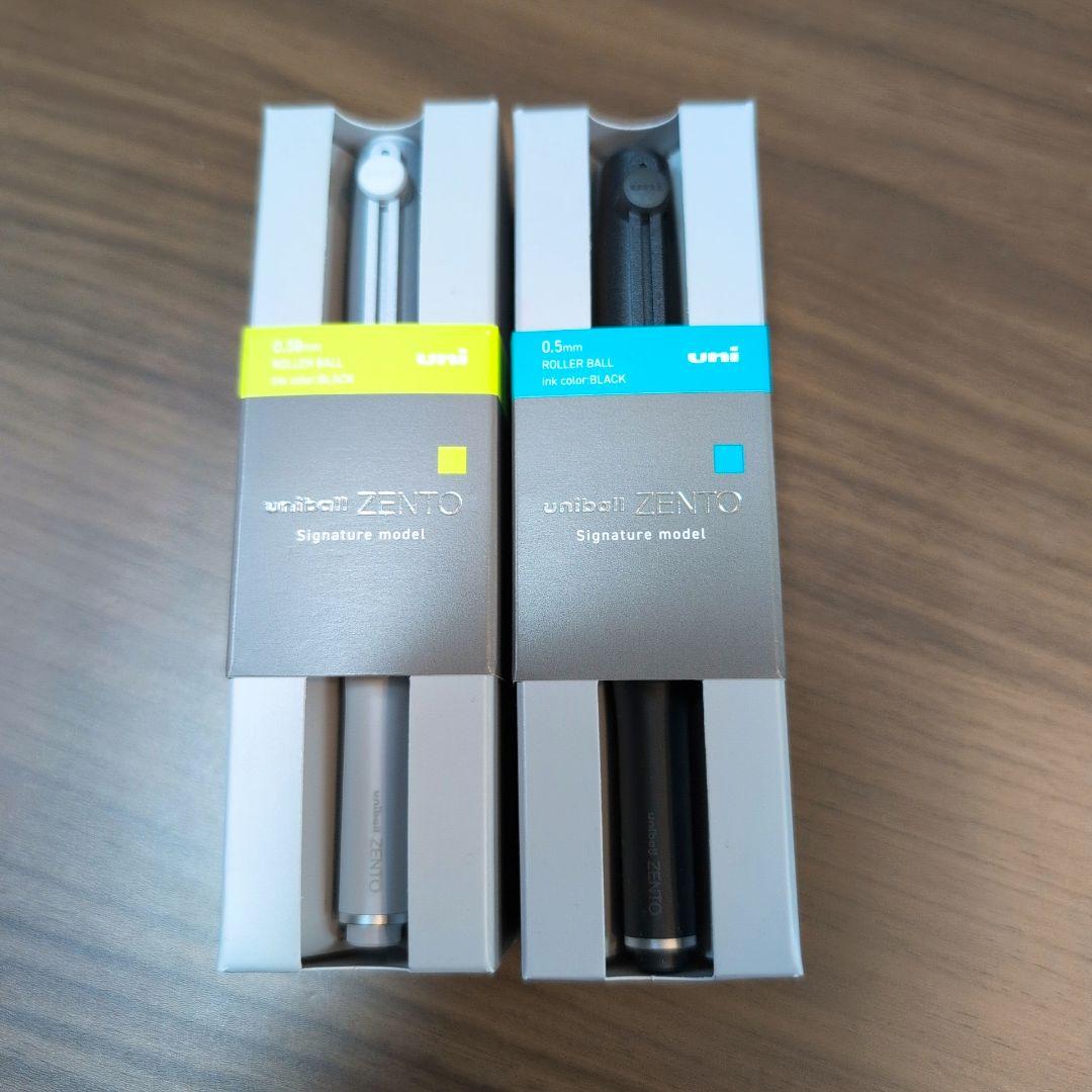 【新品未開封】uniball ZENTO シグニチャーモデル0.38,0.5