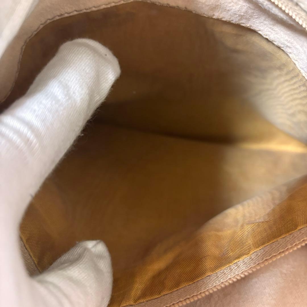 GUCCI グッチ キャメル 本革　ハンドバッグ　バンブ　ミニボストンバッグ