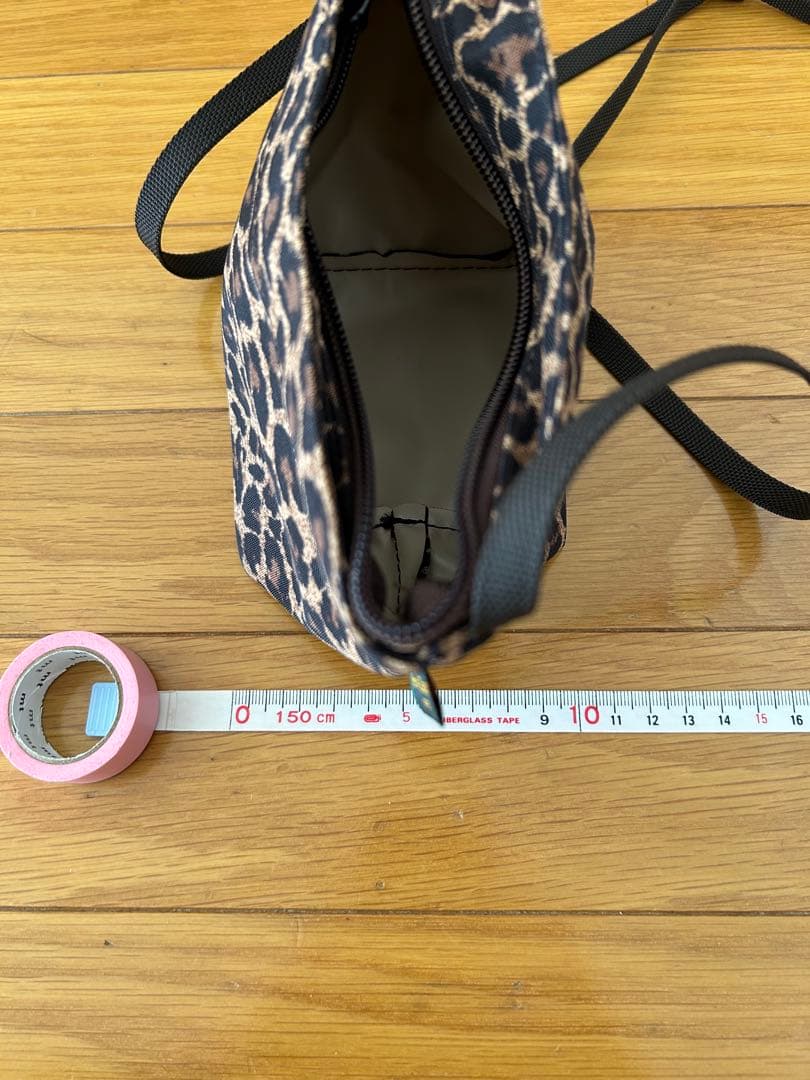 エルベシャプリエ ヒョウ柄 レオパード ミニショルダーバッグ ポシェット