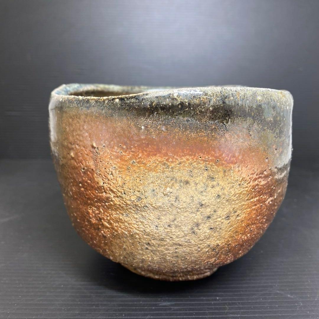 名工　西浦武　越前茶碗　共箱　幅約12.2㎝　東さ7-1012☆2F