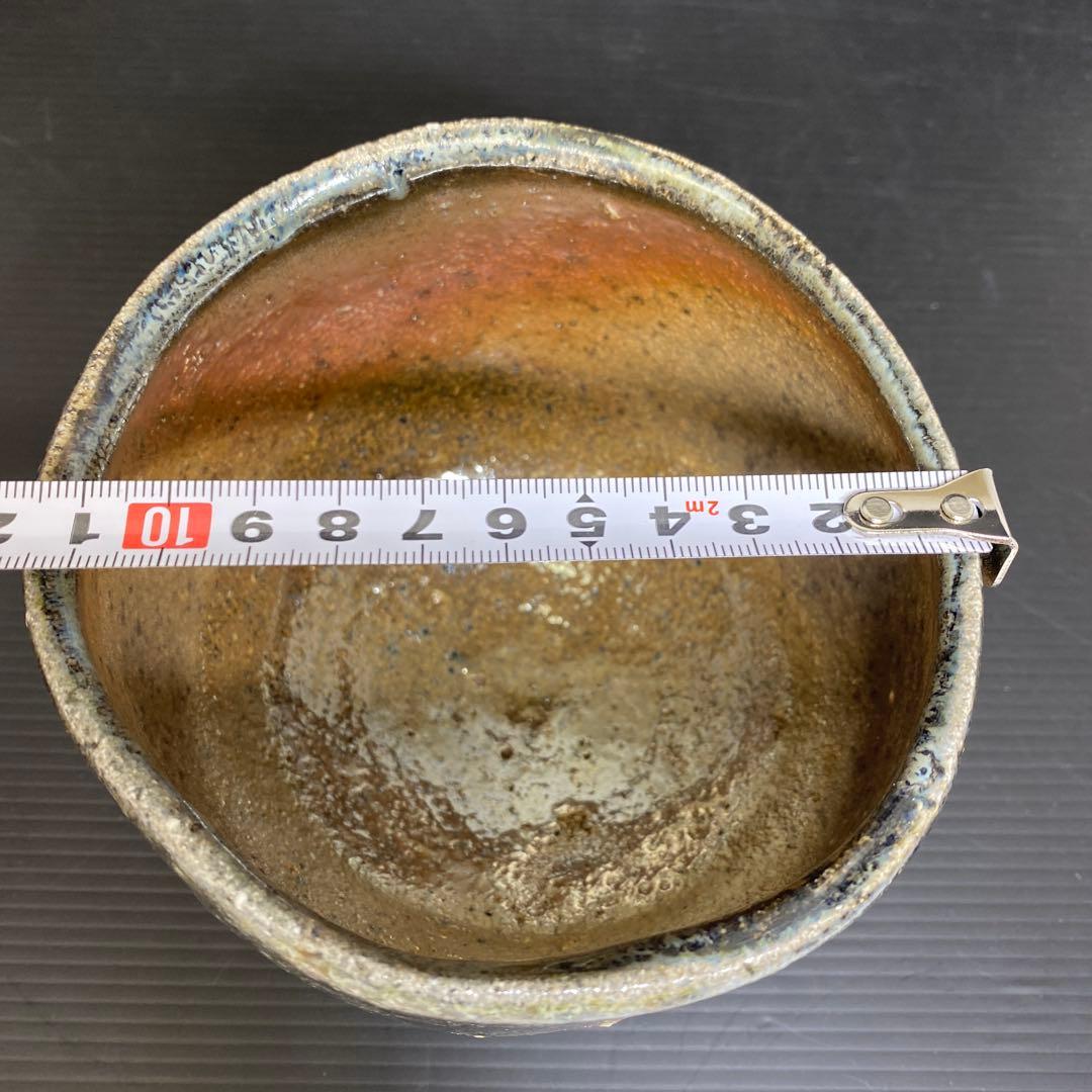 名工　西浦武　越前茶碗　共箱　幅約12.2㎝　東さ7-1012☆2F