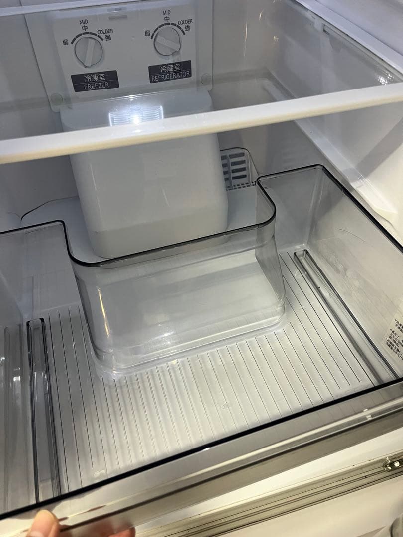 【送料込み】【超美品】三菱 冷凍冷蔵庫 MR-P15E2H-W