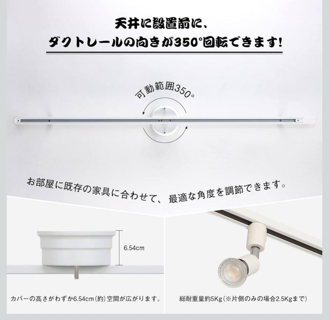 【美品】共同照明 ダクトレール スポットライト ホワイト