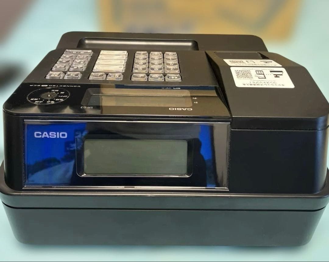 【未使用品】CASIO 電子レジスター SR-G3-EX-BK