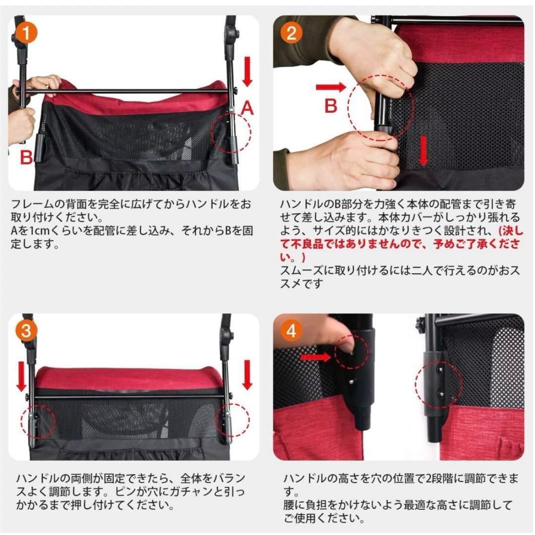 送料還元‼️ペットカート キャリー 大型犬 多頭飼い 折りたたみ式 荷物キャリー