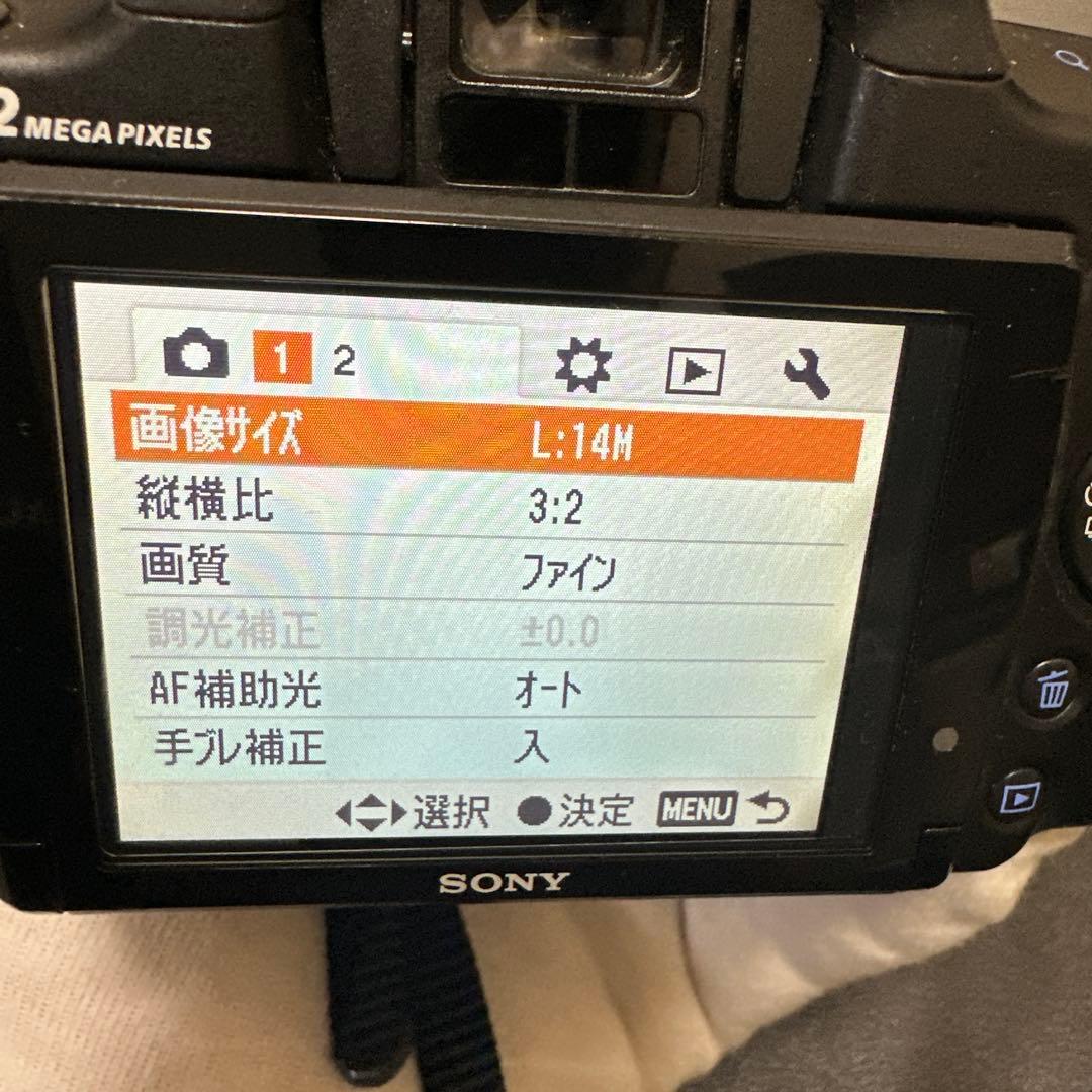 SONY α380 デジタル一眼レフカメラ　動作確認済　レンズセット　中古良品