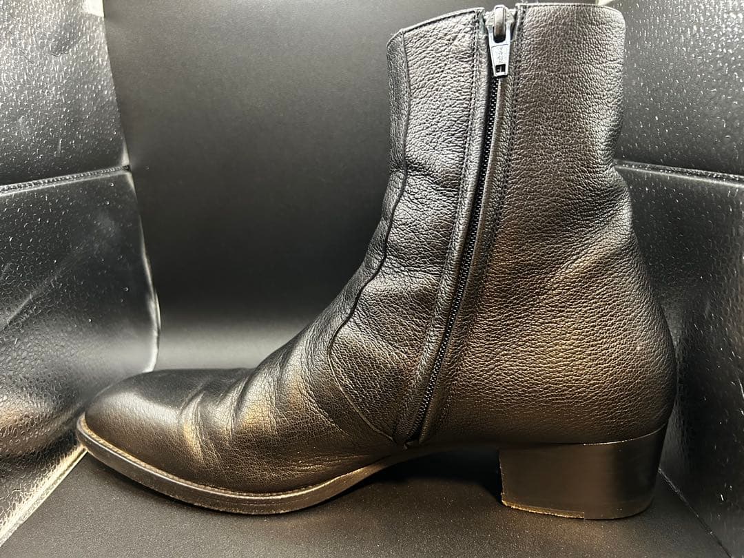 【のん】《美品》サンローラン パリ サイドジップ ブーツ ブラック 41