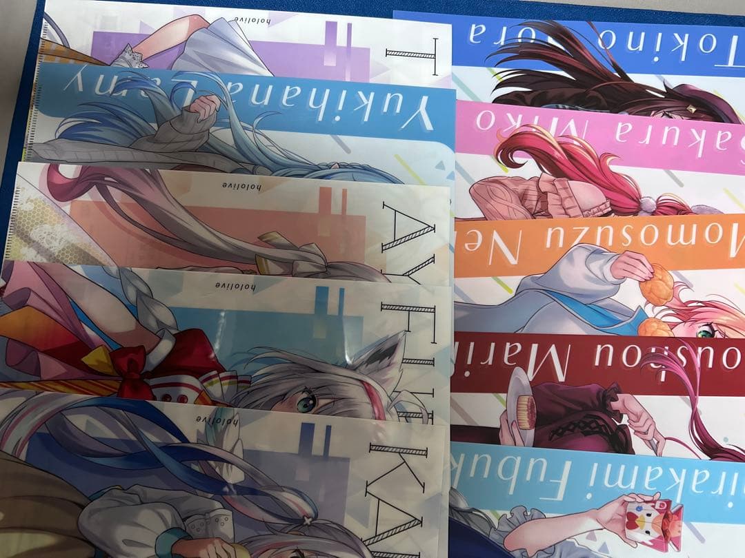 ホロライブ クリアファイル　まとめ