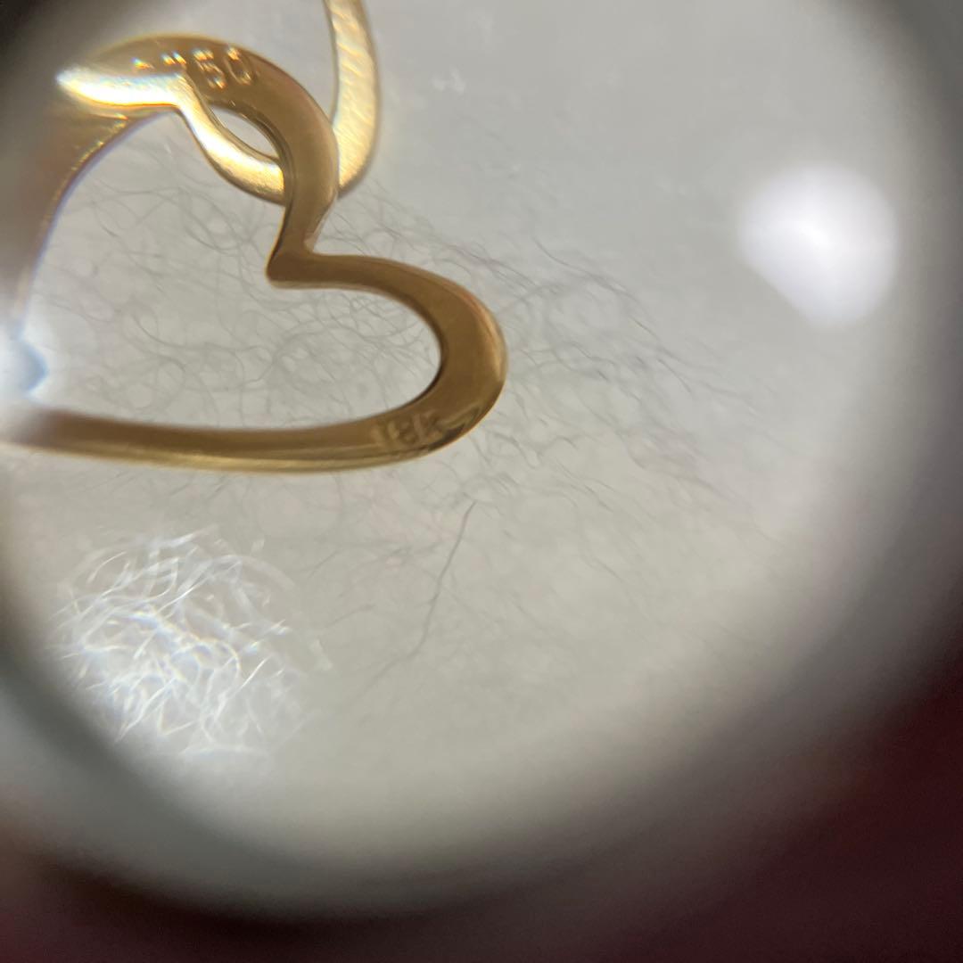 レッドライン　K18YGダブルハートブレスレット