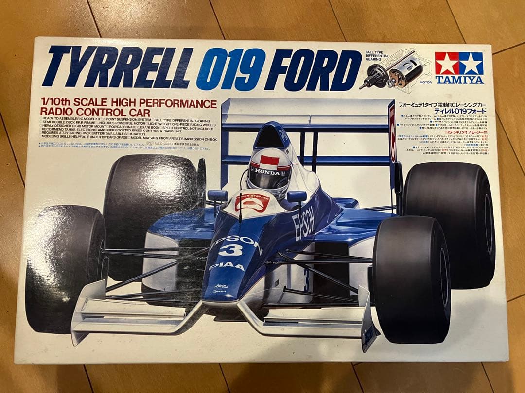 タミヤ　RCカー ティレル019 1/10 中嶋悟　ジャンアレジ　田宮模型 F1