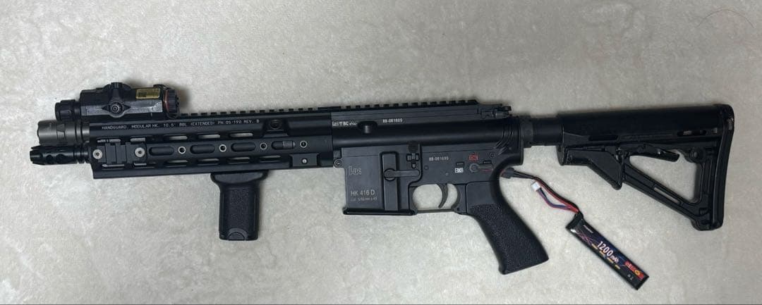 東京マルイ 次世代電動ガン HK416デルタカスタム内部カスタム電子トリガー搭載