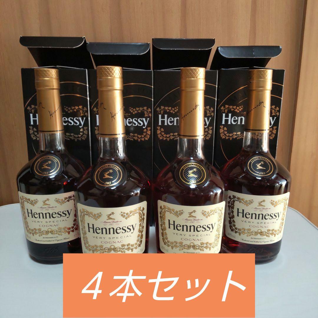 Hennessy VS コニャック 4本セット 箱付き　700ml 40％