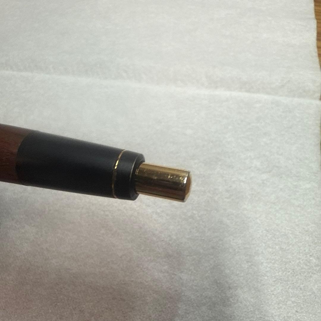 野原工芸　シタン　シャープペンシル　固定式先金付き　ゴールド