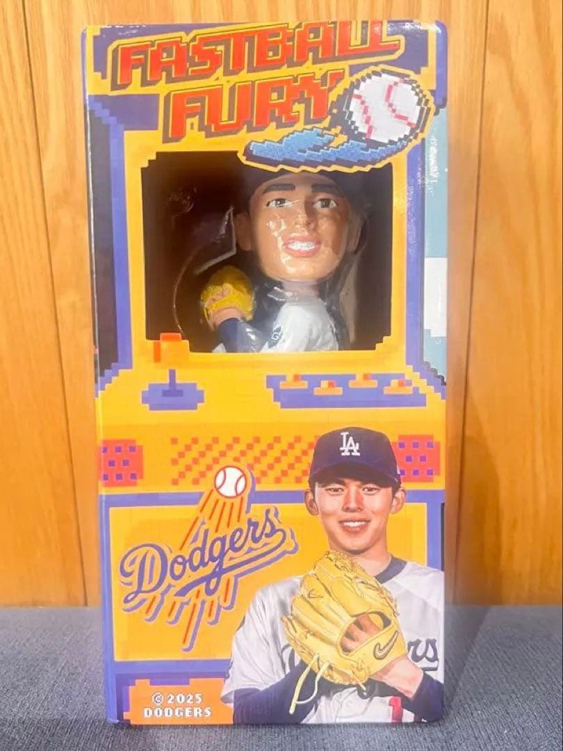 佐々木朗希　ボブルヘッド　8/4 ドジャースタジアム配布