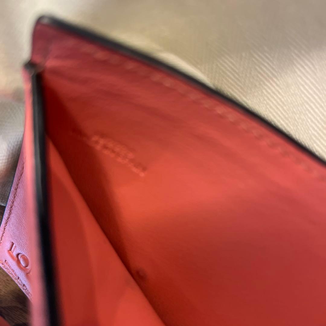 ロエベ　コンパクト ジップウォレット　ソフトグレインカーフ