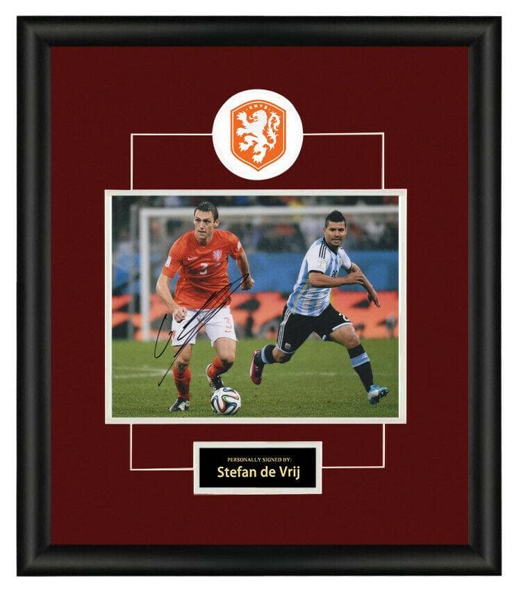 直筆サイン入り写真別 ステファン・デ・フライ サッカーオランダ SA鑑定済