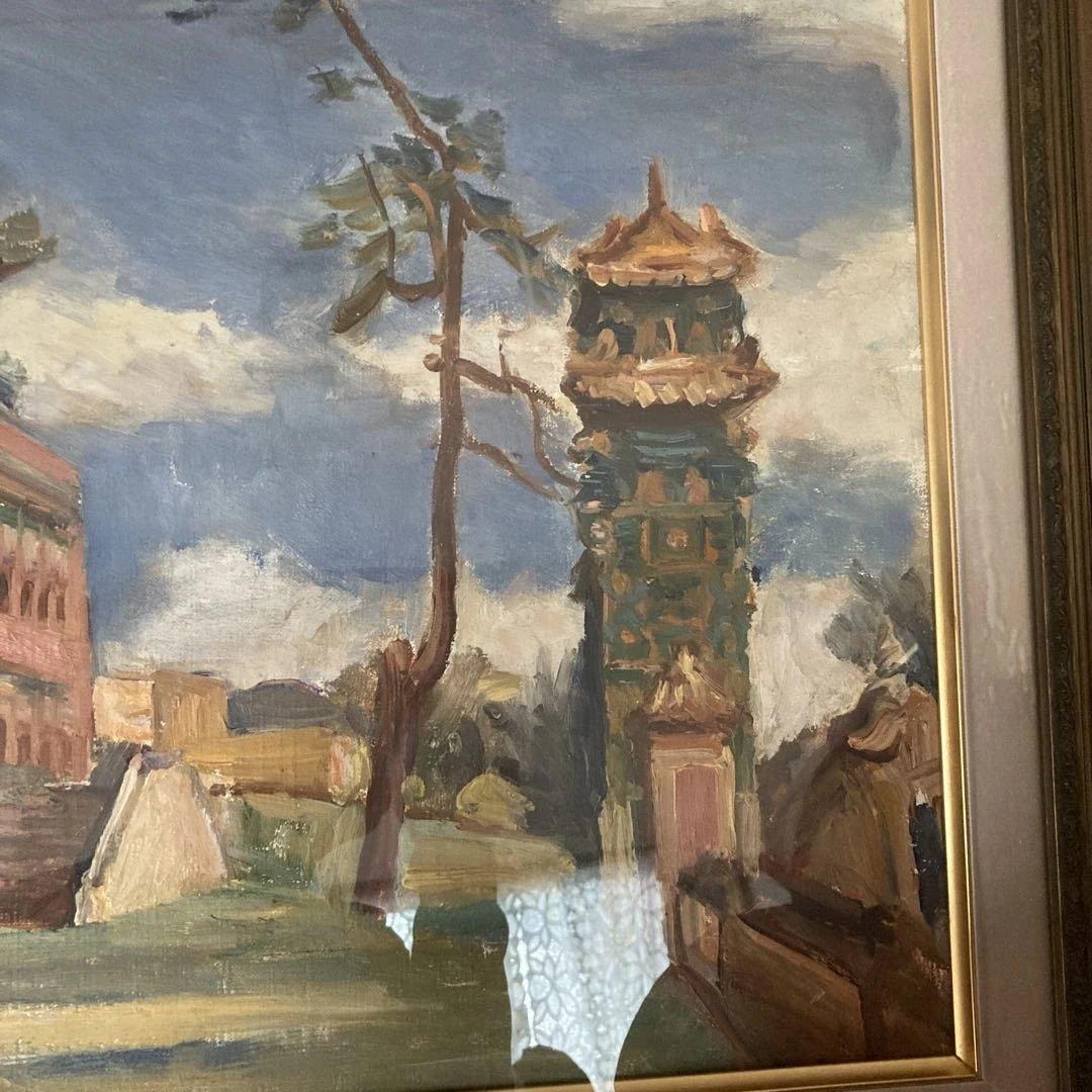 田中繁吉？10号　中国風景？