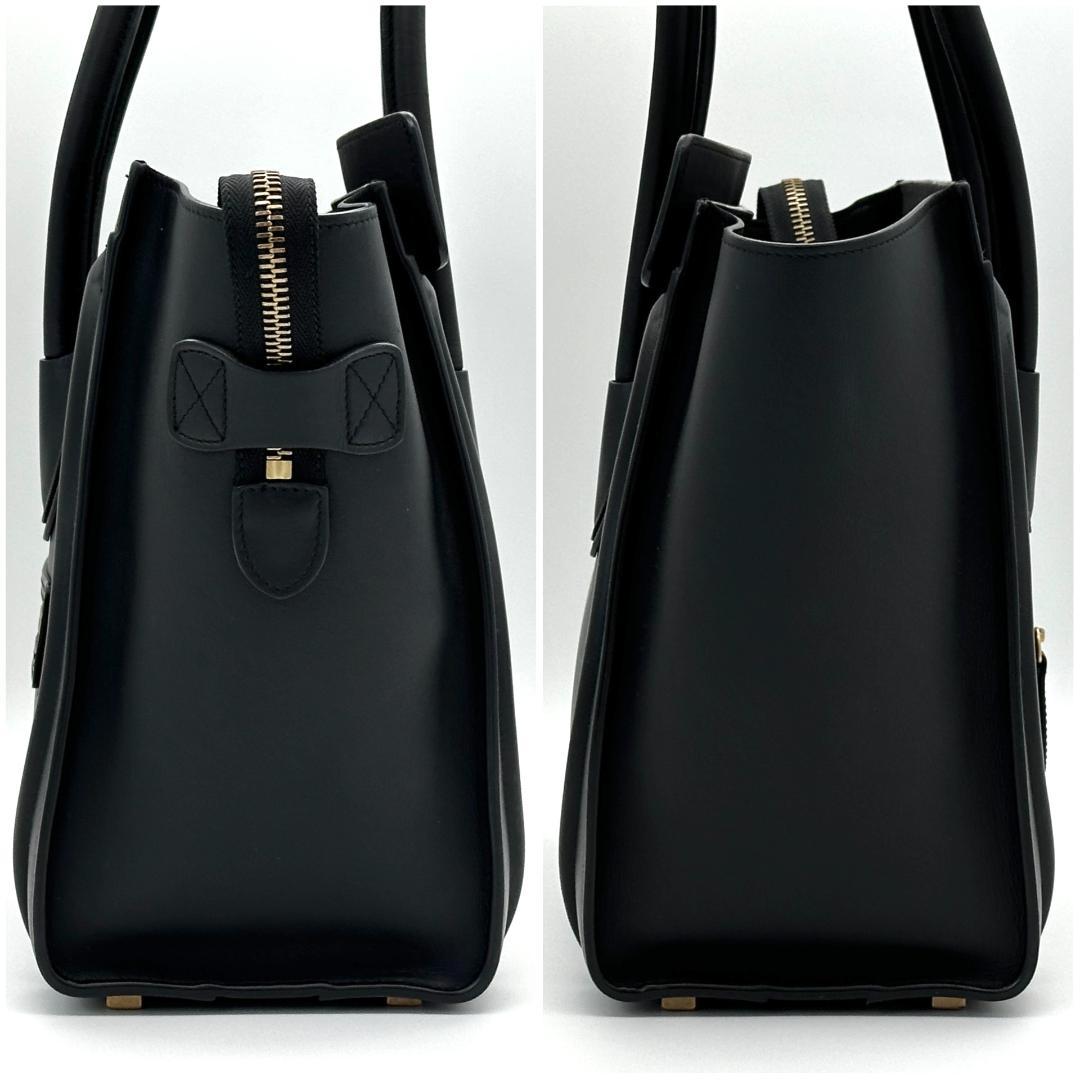 【極美品】セリーヌ　ラゲージ　マイクロショッパー　ブラック　ハンドバッグ