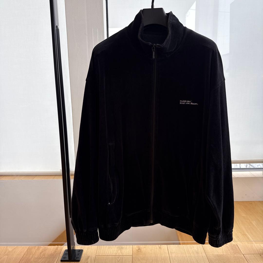FreshService ブラック VELOUR JERSEY セットアップ