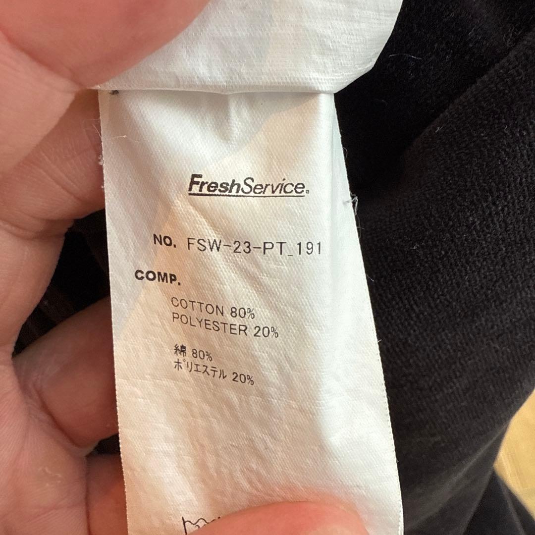 FreshService ブラック VELOUR JERSEY セットアップ