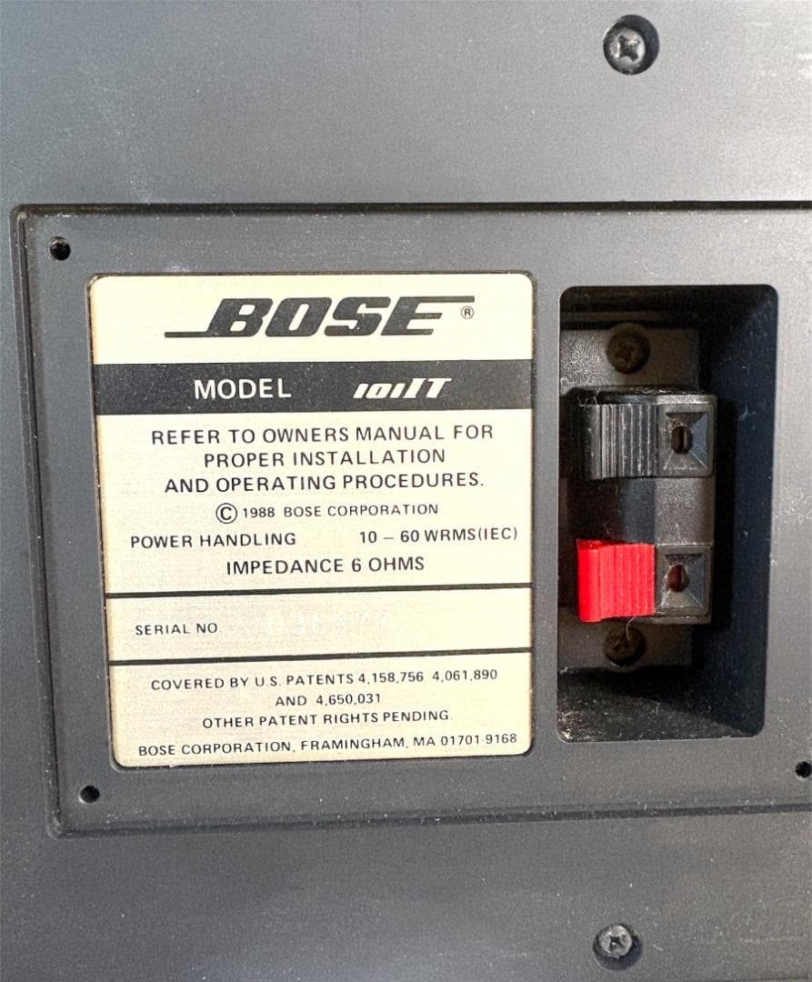 【美品】BOSE 101 IT Italiano イタリアーノ